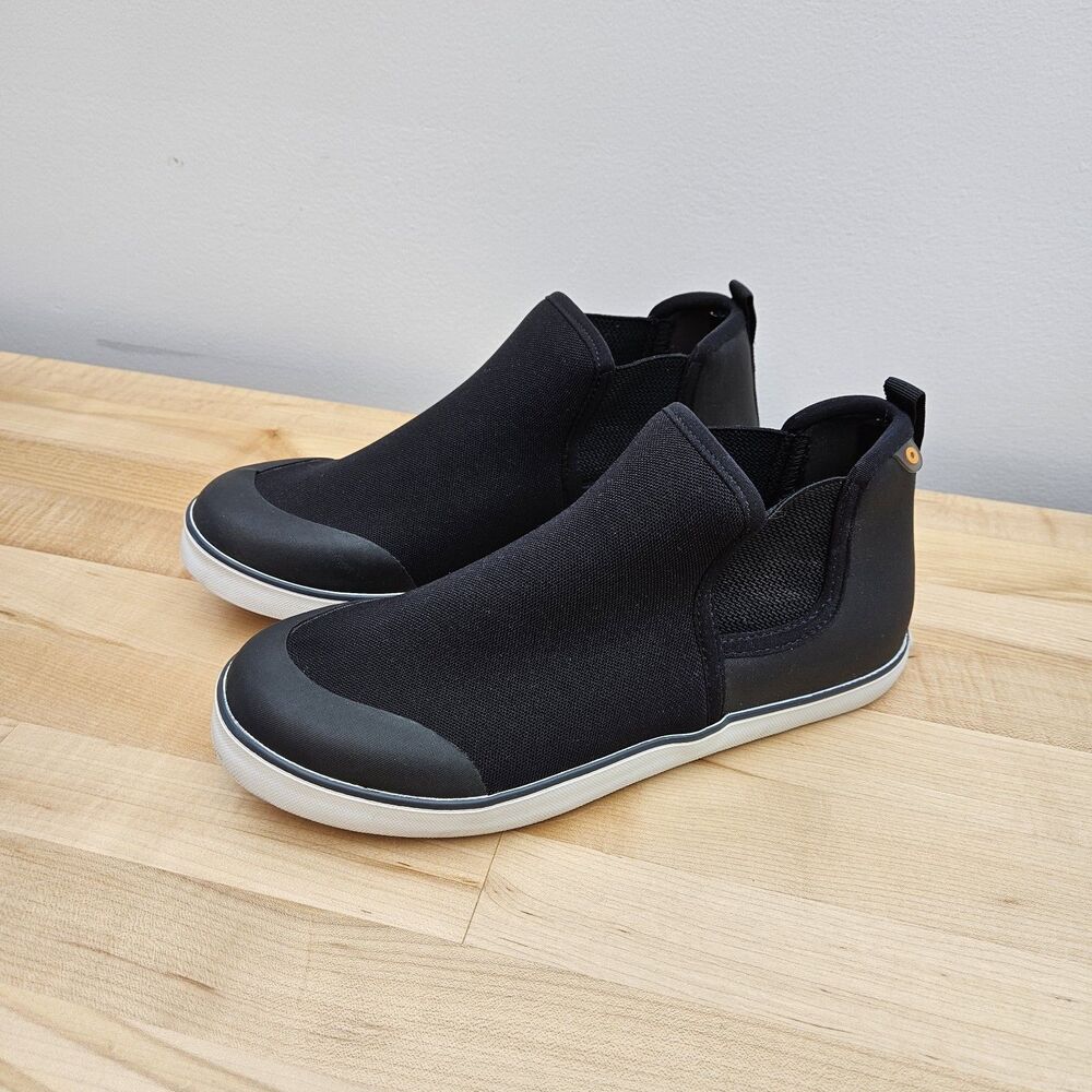 Bogs Kicker Chelsea Boot Size 6 Unisex Water Resistant Black Big Kids Youth
